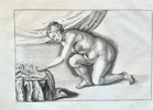 Gerard de Lairesse – Anatomical Study of a Kneeling Nude Figure – Engraving