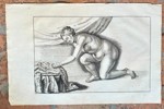 Gerard de Lairesse – Anatomical Study of a Kneeling Nude Figure – Engraving