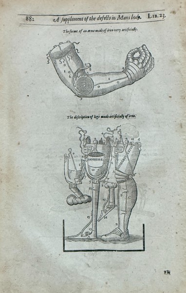 Ambroise Paré (c. 1510–1590) – A Supplement of the Defects in Man's Body - Woodcut