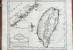 Abbé Antoine François Prévost (1697–1763) – Map of the Island of Formosa (China)