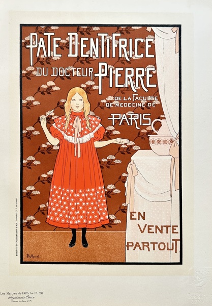 B. Mignot – Dr. Pierre's Toothpaste – Colour lithograph (Circa 1896)