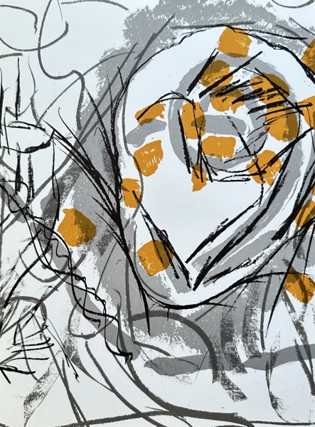 Jean-Paul Riopelle (1923–2002) – Untitled – Lithograph (Circa 1970)