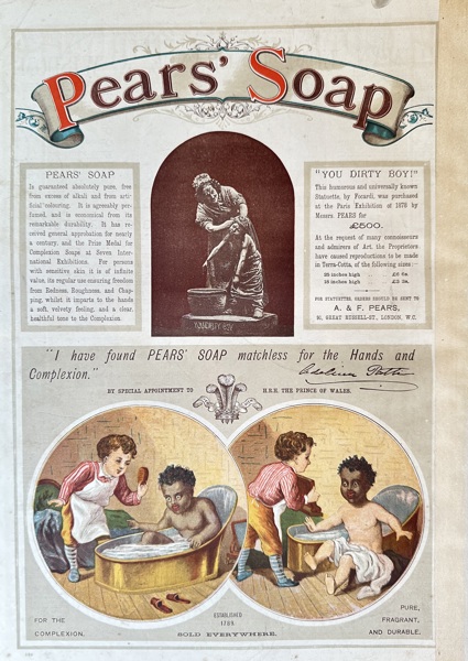 Pears' Soap (A. & F. Pears, Ltd.) – Advertisement for Pears' Soap – Chromolithograph (1880)