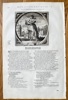 Jacob Cats (1577-1660) – Eerlicke Vryagie (Honest Courtship) – Engraving (circa 1618-1632)