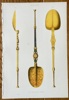 Henry Shaw (1800-1873) – The Coronation Spoon – Hand-coloured Engraving (1843)