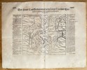 Sebastian Münster (1488–1552) – Map of the City and Region of Rome – Woodcut (Circa 1570)