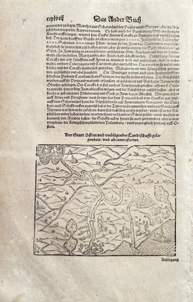 Sebastian Münster (1488–1552) – View of the Swabian Lands – Woodcut (Circa 1570)