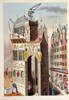 Henry Shaw (1800–1873) – Troy Town: The Rebuilding of the City of Troy – Hand-coloured woodblock engraving (1843)
