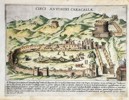 Giacomo Lauro (ca. 1583–1650) – The Circus of Antoninus Caracalla (Circi Antonini Caracallae) – Hand-coloured Copperplate Engraving (Circa 1630)