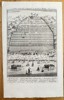 Emanuel Bowen (1693/4–1767) – A Plan of the City of Canton on the River Ta-ho (Guangzhou) – Copperplate Engraving (Circa 1744)