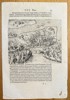 Theodor de Bry (1528–1598) – Battle Between Indigenous Brazilian Tribes (Tupinamba) – Engraving (Circa 1592)