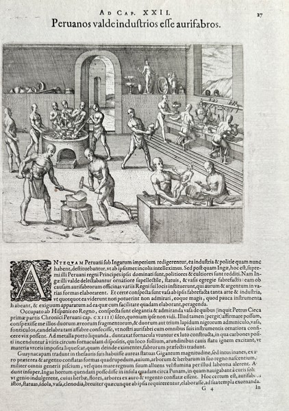 Theodor de Bry (1528–1598) – Indigenous Brazilian Dance and Song with Transcribed Music – Engraving (Circa 1592)
