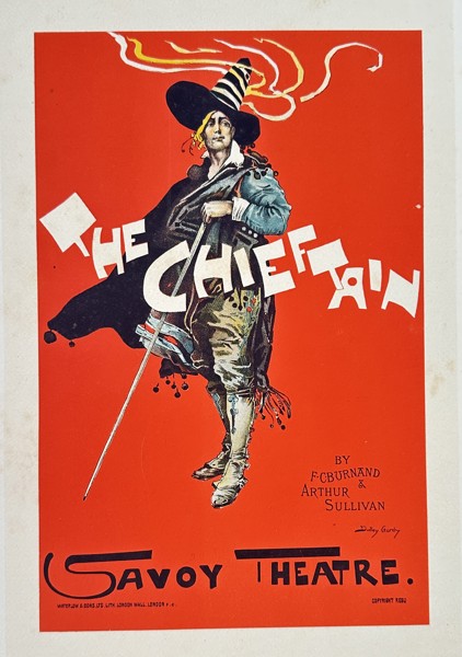 Dudley Hardy (1867–1922) – The Chieftain, Poster for the Savoy Theatre – Chromolithograph (Circa 1896)