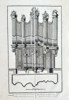 Étienne Charpentier (1704–1793) – Plan and Elevation of an Organ Case – Engraving (Circa 1760)