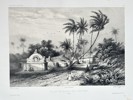 Arthus Bertrand (fl. 1840s) – Village of Varlavan near Pondicherry – Lithograph (Circa 1845)