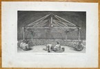 John Webber (1751–1793) – Poulaho, King of the Friendly Islands, Drinking Kava – Engraving - Large Folio (1784)