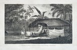 John Webber (1751–1793) – The Body of Tee, a Chief, as preserved after Death, in Otaheite – Engraving - Large Folio (1784)