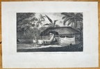 John Webber (1751–1793) – The Body of Tee, a Chief, as preserved after Death, in Otaheite – Engraving - Large Folio (1784)
