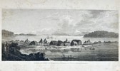 John Webber (1751–1793) – A View of the Town and Harbour of St. Peter and St. Paul, in Kamtschatka – Engraving (1784)