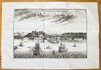 Johan Nieuhof (1618–1672) – View of Malacca – Engraving (Circa 1750)