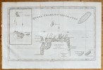 John Hawkesworth (1715–1773) – Queen Charlotte's Islands, Lord Egmont's Island, and Carteret's Island – Copper Engraving (1773)