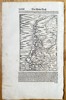 Sebastian Münster (1488–1552) – Map of Holland and Friesland – Woodcut (Circa 1550)