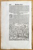 Sebastian Münster (1488–1552) – Battle or Confrontation in the German Lands – Woodcut (Circa 1550)