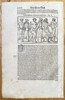 Sebastian Münster (1488–1552) – Dance of the Wends or Wandals – Woodcut (Circa 1550)