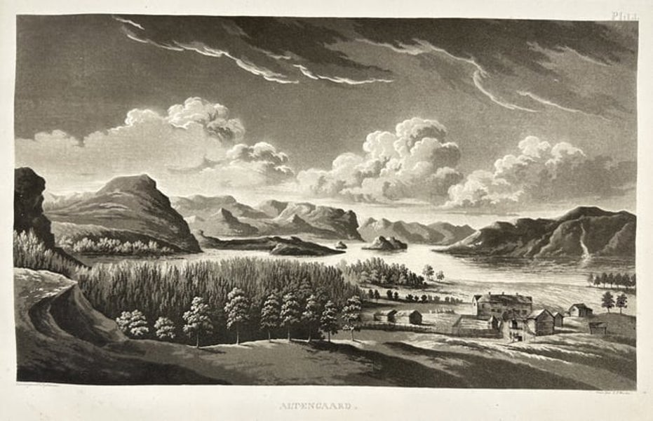 Anders Fredrik Skjöldebrand (1757–1834) – Alten Gaard – Aquatint on wove paper – 1801
