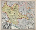 Christoph Weigel (1654–1725) – Map of Italy - Lombardy and Duchy of Parma - Hand-Coloured Copperplate Engraving