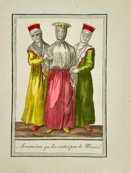 Jacques Grasset de Saint-Sauveur – Armenian Bride Being Led – Engraving