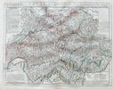 Guillaume Delisle & Philippe Buache (1700–1773) – Map of Switzerland - Engraved