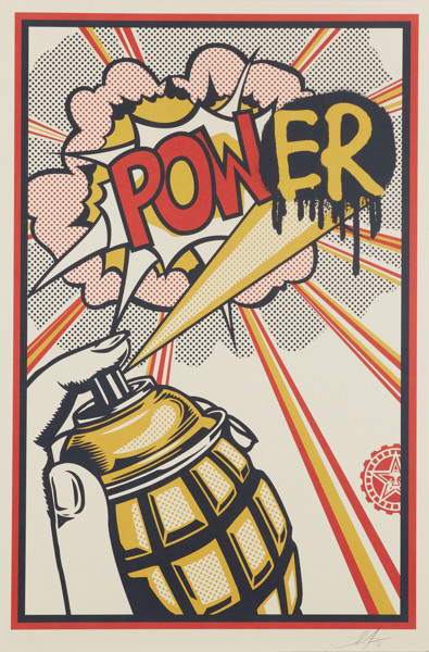 Shepard "Obey" Fairey - Pow(er)