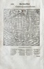 Sebastian Münster (1488-1552) – Cagliari, the Capital in Sardinia – Woodcut (1550)