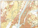 Carl Diercke - Large Map of America - New York City and its surroundings