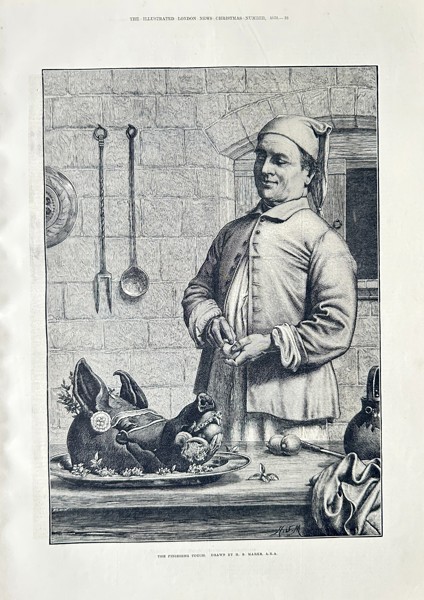 The Illustrated London News – The Finishing Touch – Wood Engraving