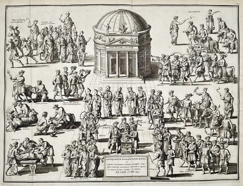 Étienne Dupérac (c. 1535–1604) – The Sanctuary of Our Lord Jesus Christ (Sacrarium D. N. Iesu Christi) – Engraving (1570)