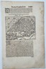 Sebastian Münster (1488–1552) – View of the City of Antwerp (Beſchreibung der Statt Anwerff) – Woodcut with Letterpress Text (Circa 1544–1568)