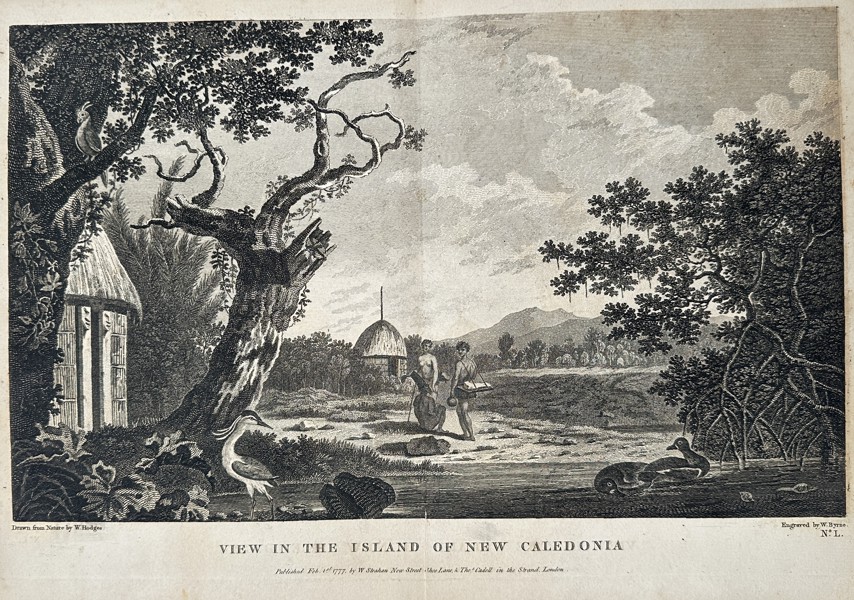 William Hodges (1744–1797) – View in the Island of New Caledonia (1777)