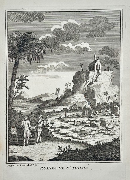 Antoine François Prévost d'Exiles (Abbé Prévost) (1697–1763) – Ruines de St Thome (Ruins of St. Thome) – Engraving (c. 1760)