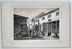 Louis Auguste de Sainson (1801–1887) – Une Rue de Canton (A Street in Canton) – Engraving (1833)