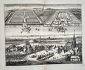 Mattheus Smallegange (1644–1710) – View of Yerseke and Cloosterdick (Zeeland, Netherlands) – Engraving (1696)