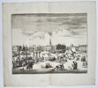 Johannes Meertens (Active c. 1690–1720) – The View of Oostburg (Netherlands) – Engraving (c. 1700)