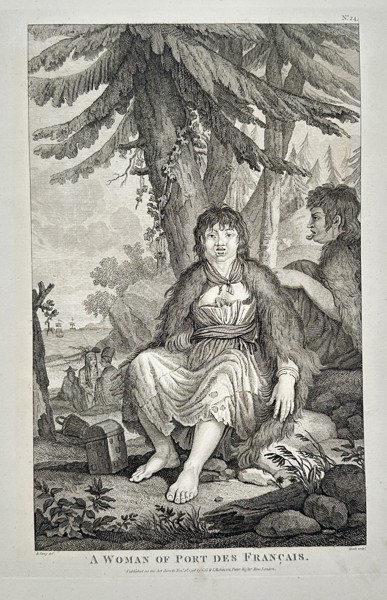 Jean François de Galaup, Comte de Lapérouse (1741–c. 1788) – A Woman of Port the French – Engraving (c. 1797)