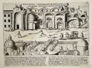 Giacomo Lauro (fl. 1600–1645) – Map of Rome: Remains of the Baths of Diocletian and Church of St. Mary of the Angels – Copperplate engraving (Early 17th Century)