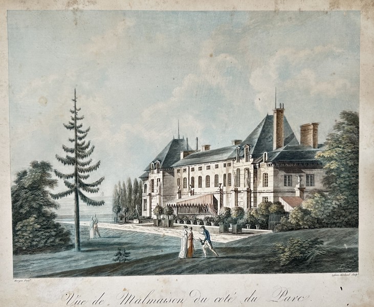 Antoine Pierre Mongin (1761–1827), after – View from the Park – Aquatint engraving with hand-coloring (Early 19th Century)