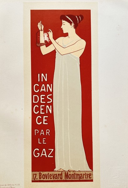 Maurice Réalier-Dumas (1860–1928) – Goddess of Light – Colour lithograph (1897)