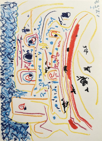 Pablo Picasso (1881–1973), after – Abstract Scene (The Bullfight) – Offset print (20th Century)