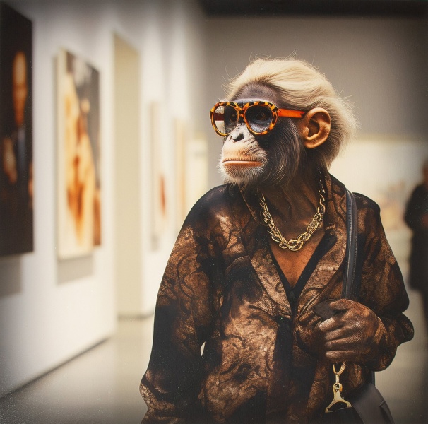 Lars Tunebo (1962) - The Art Collector - Mixed digital media, artificial intelligence - Colour giclée