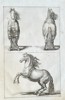 Gerard de Lairesse (1640–1711) – Studies of a Rearing Horse – Engraving